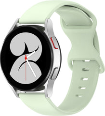 YONO Siliconen Soft Bandje 22mm - Horlogebandje geschikt voor Samsung Galaxy Watch 46mm / 3 (45mm) / Gear s3 - Polar Vantage M2 / Grit X - Huawei Watch GT 3 (pro) / 2 - Amazfit GTR - Mintgroen - Large