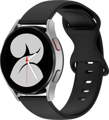 YONO Siliconen Soft Bandje 22mm - Horlogebandje geschikt voor Samsung Galaxy Watch 46mm / 3 (45mm) / Gear s3 - Polar Vantage M2 / Grit X - Huawei Watch GT 3 (pro) / 2 - Amazfit GTR - Zwart - Large