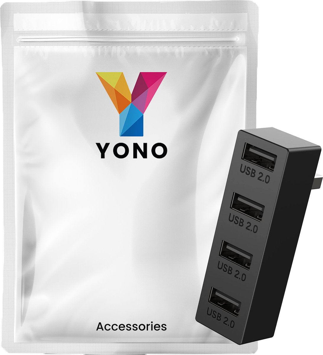 YONO USB Hub geschikt voor Xbox Series X en S - USB 4 Poorts - Zwart