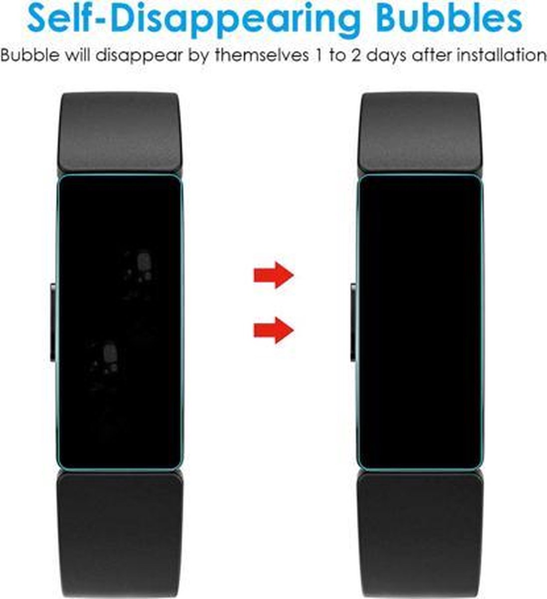 Screenprotectors Set geschikt voor de Fitbit Inspire HR - 3 stuks