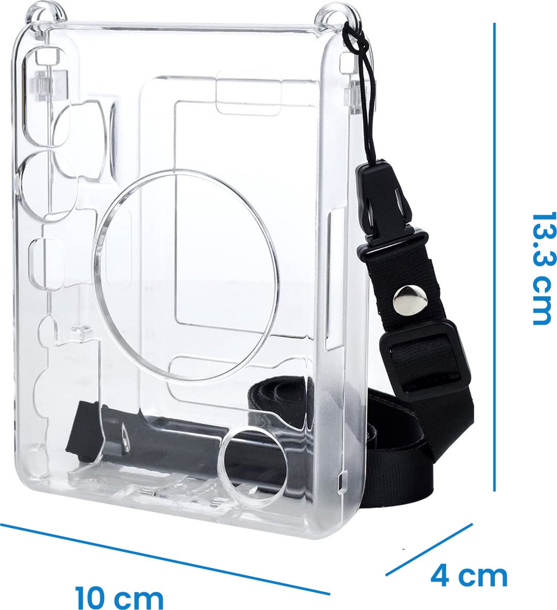 YONO Slim Case geschikt voor Fujifilm Instax Mini EVO - Hoesje - Transparant