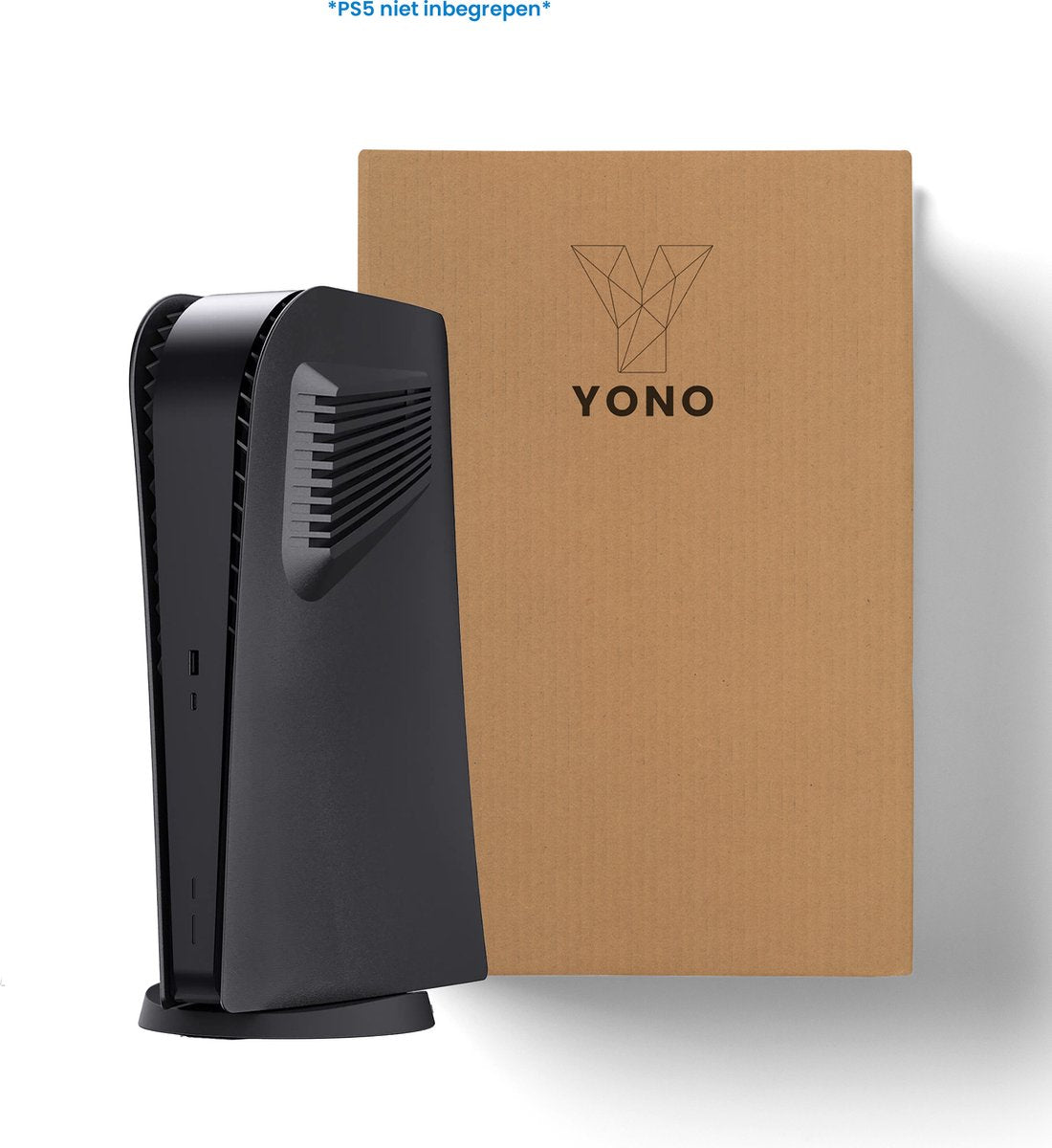 YONO Faceplate geschikt voor Playstation 5 Digital Edition - PS5 Console Skin Cover Accessoires - Zwart