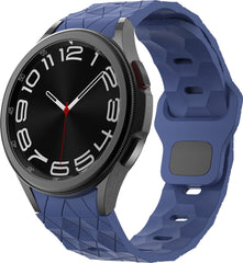 YONO Hexagon Bandje 20mm - Horlogebandje geschikt voor Samsung Galaxy Watch 7/6/5/4 (40/43/44/47mm Classic & Pro) - Donkerblauw