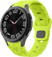 YONO Hexagon Bandje 20mm - Horlogebandje geschikt voor Samsung Galaxy Watch 7/6/5/4 (40/43/44/47mm Classic & Pro) - Mamba Groen