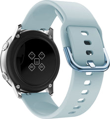 YONO Siliconen Bandjes Set 20mm - Horlogebandje geschikt voor Samsung Galaxy Watch 7/6/5 / Pro / 4 / 3 / Active 2 - Polar Ignite / Unite – Huawei - 5 Pack