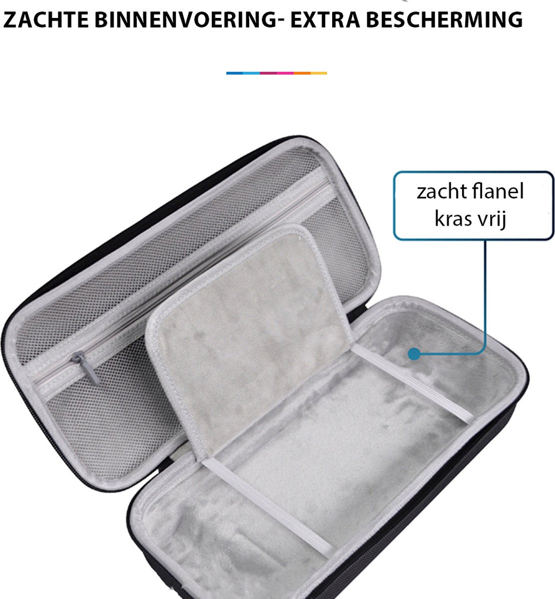 YONO Accessoires Set geschikt voor Valve Steam Deck / OLED - Case Opberghoes - Console Stand - Screen Protector - Siliconen Hoesje - Zwart