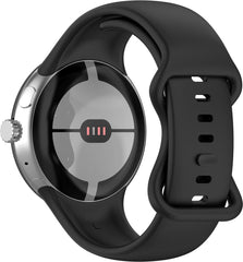 YONO Bandje geschikt voor Google Pixel 2 - Siliconen Armband - Zwart