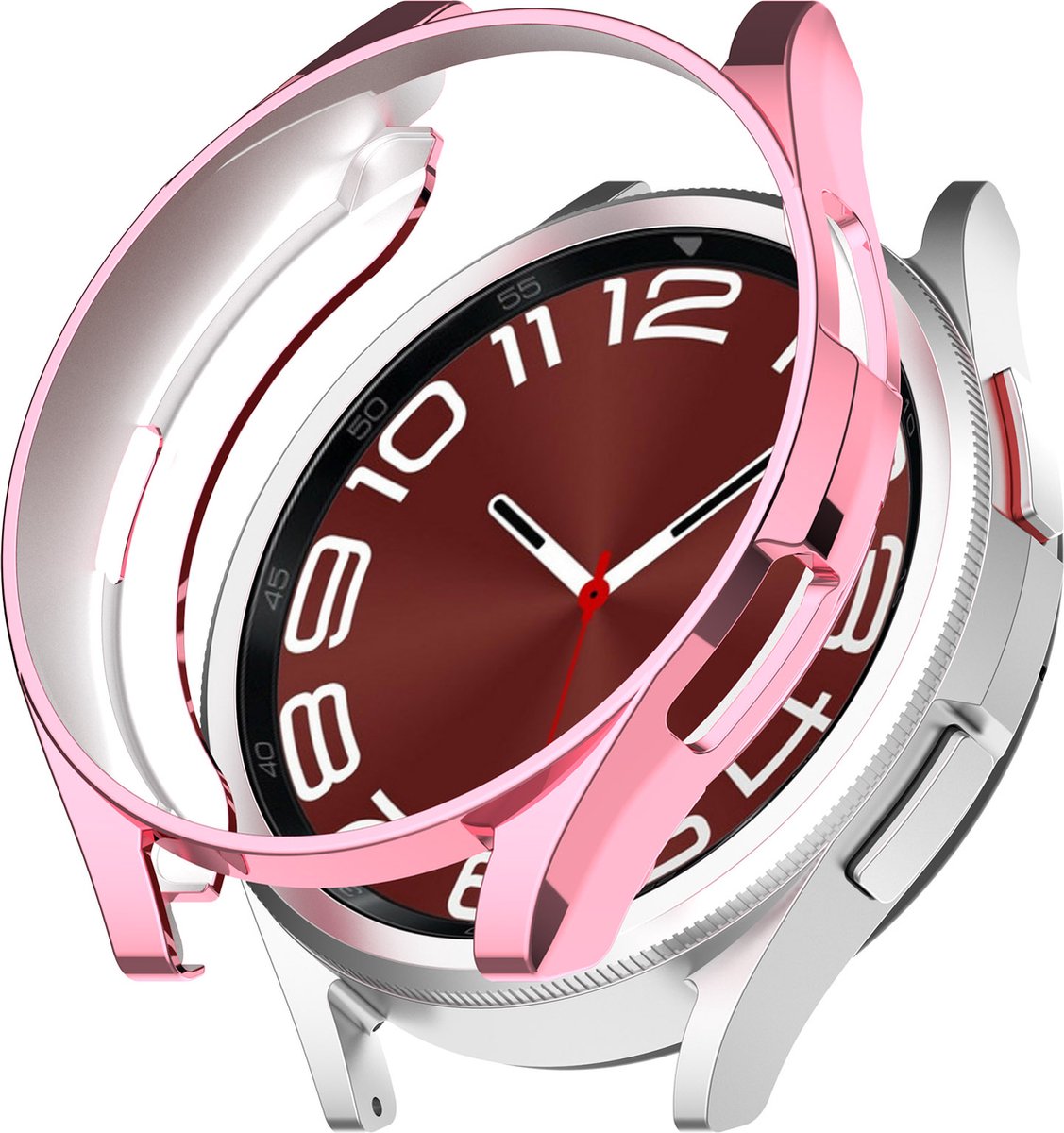 YONO Bumper geschikt voor Samsung Galaxy Watch 6 Classic - 43mm - Hoesje - Case - Roze