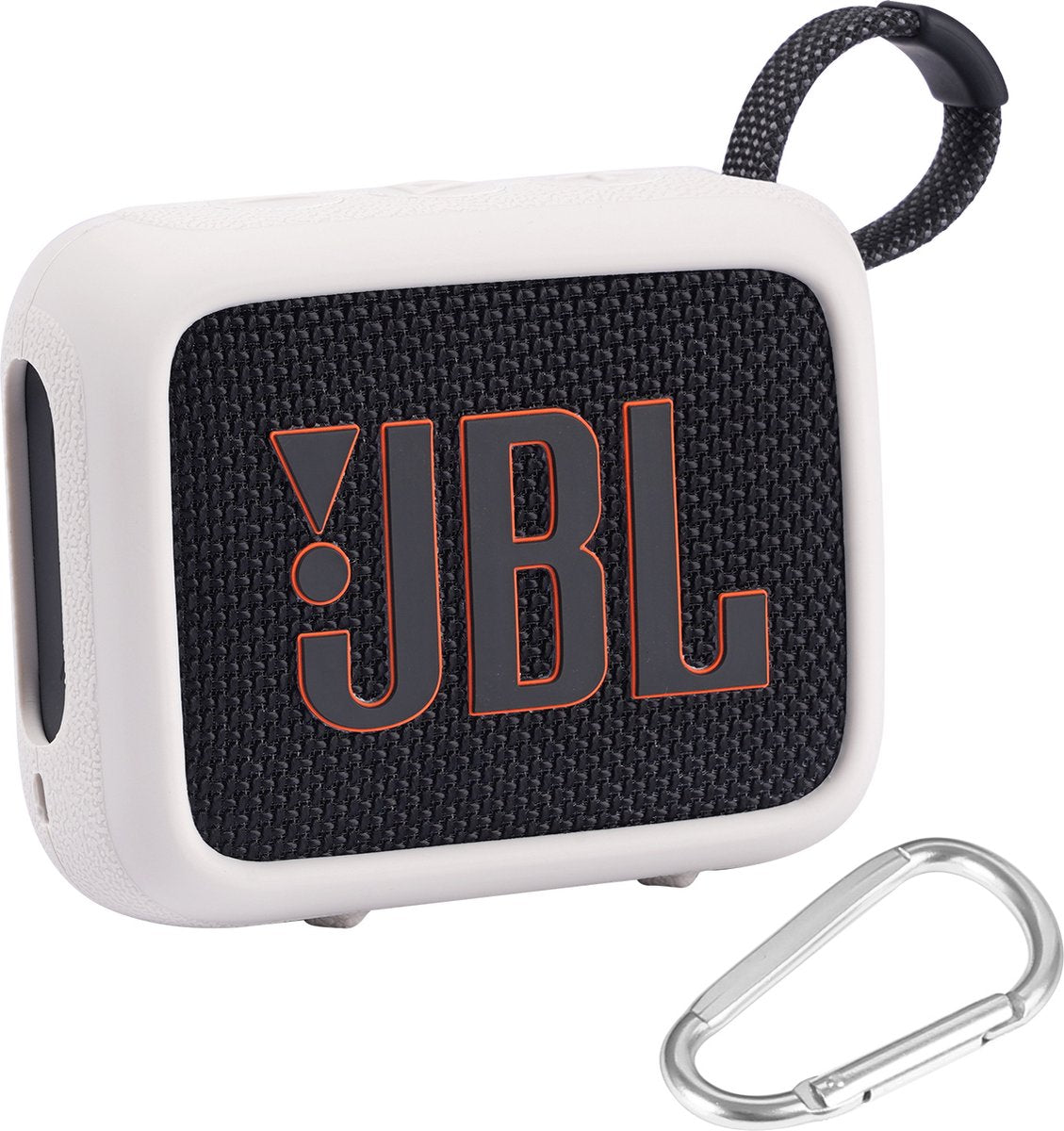 YONO Soft Case geschikt voor JBL Go 4 - Siliconen Hoesje - Wit