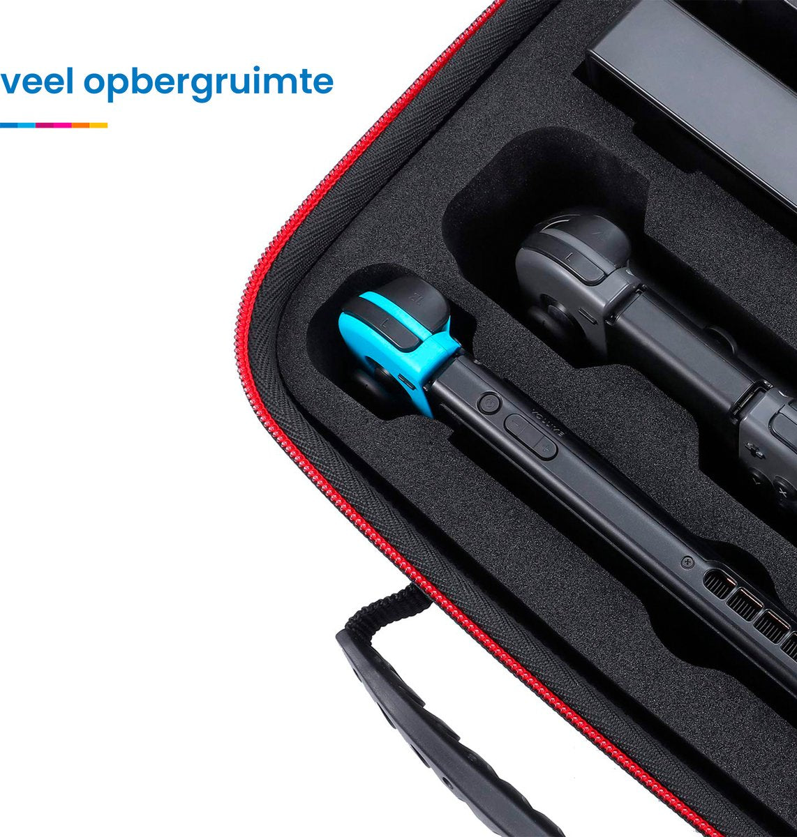 YONO Case geschikt voor Nintendo Switch / Switch OLED – Draagbare Opbergtas Koffer voor Console en Accessoires – Zwart XL