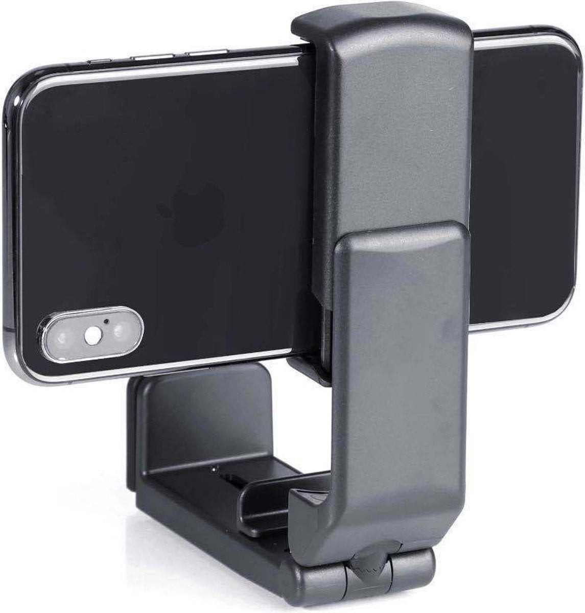 YONO Telefoonhouder Vliegtuig Universeel - Telefoonstandaard Bureau - Tafel - GSM Houder - Staander - 360 Graden Draaibaar - Zwart