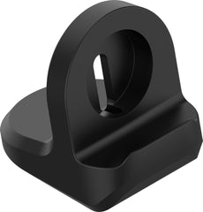 YONO Stand Houder geschikt voor Samsung Galaxy Watch Oplader - 5 - 4 - 3 - Active 2 - Siliconen Dock – Zwart