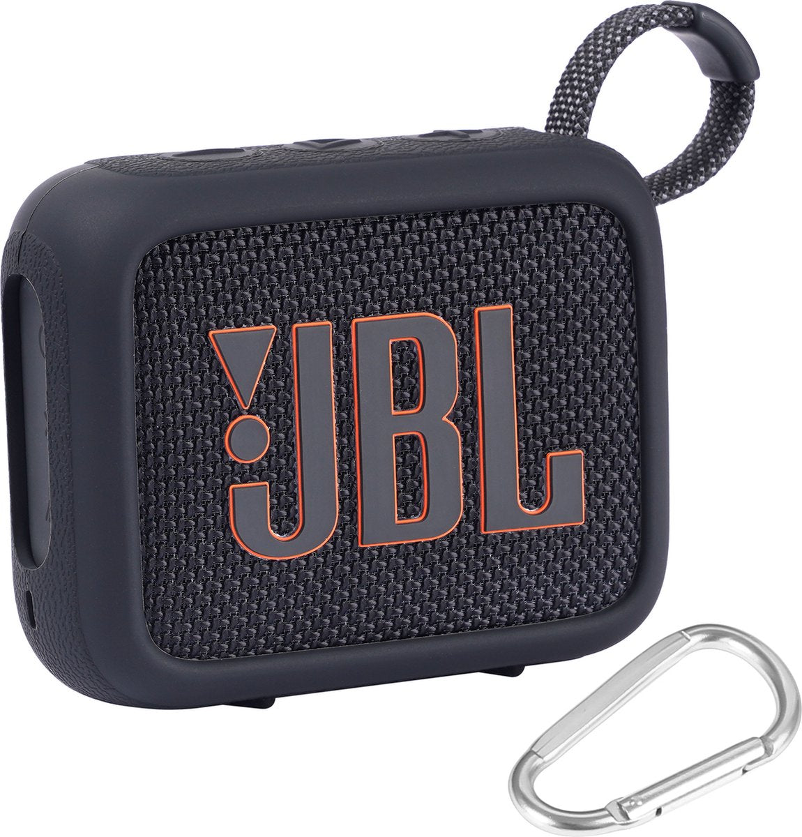 YONO Soft Case geschikt voor JBL Go 4 - Siliconen Hoesje - Zwart