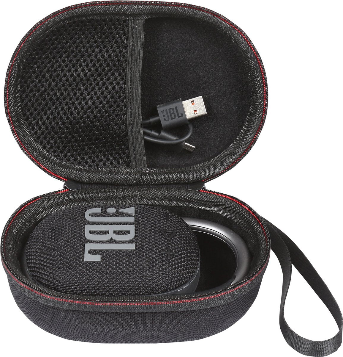 YONO Travel Hard Case geschikt voor JBL Clip 5 / Clip 4 - Bescherm Hoesje - Zwart