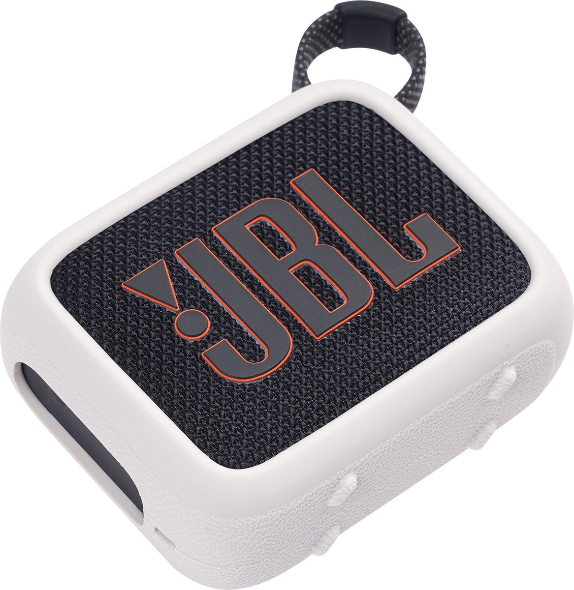 YONO Soft Case geschikt voor JBL Go 4 - Siliconen Hoesje - Wit