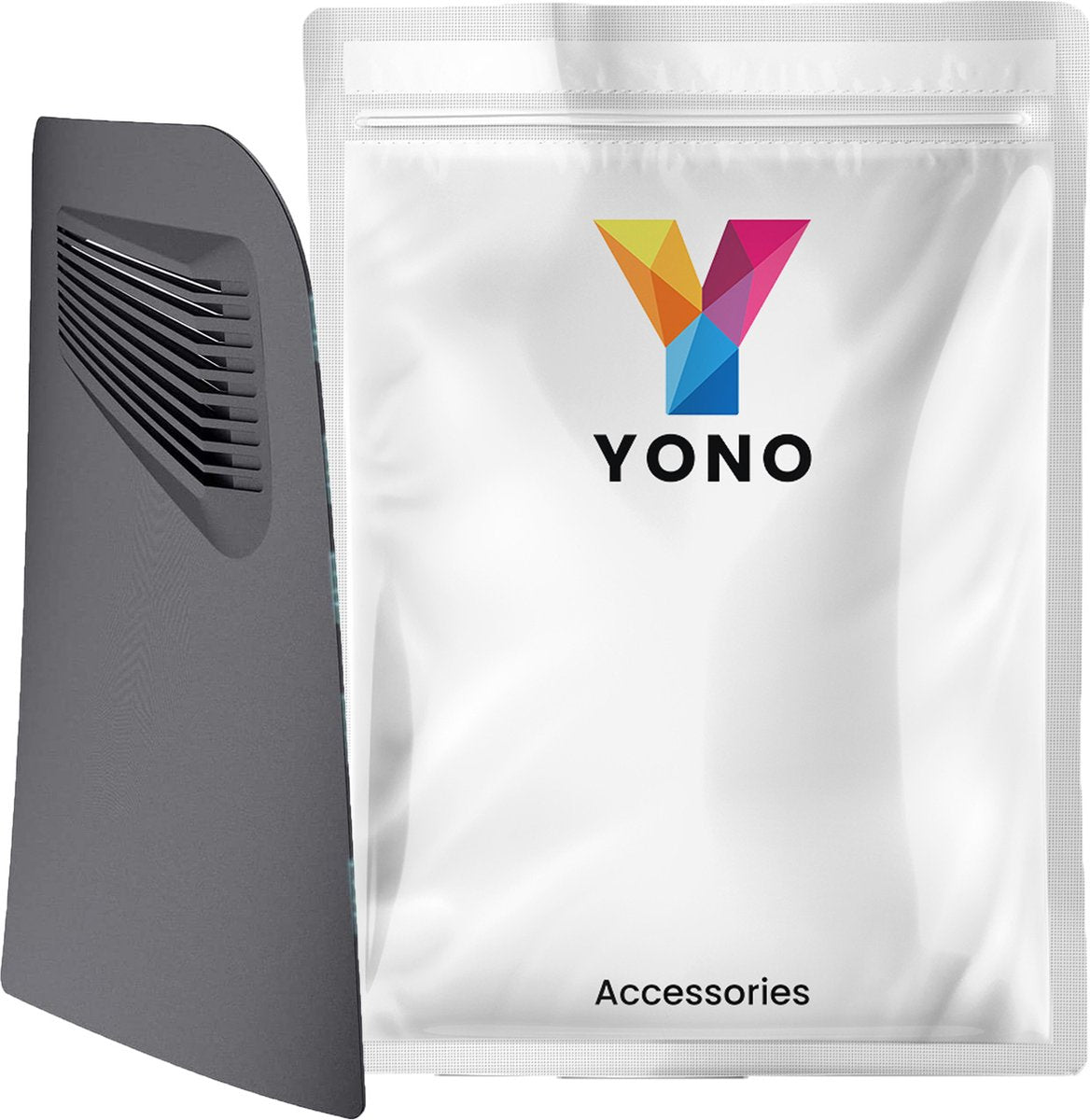 YONO Faceplate geschikt voor Playstation 5 Disc Edition - PS5 Console Skin Cover Accessoires - Zwart