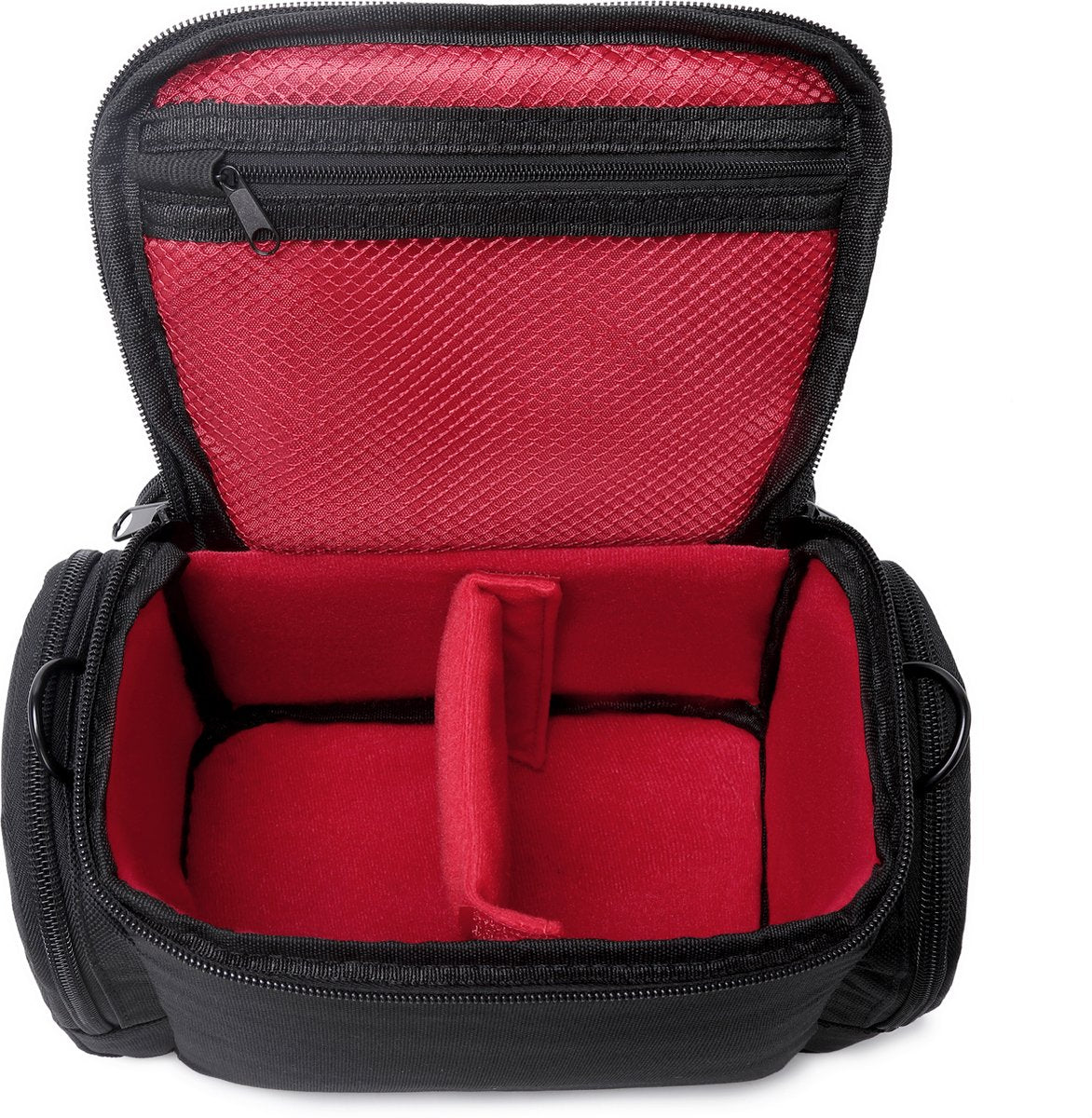 YONO Cameratas Spiegelreflexcamera Large – geschikt voor Nikon / Canon / Sony / DSLR Camera – Luxe Foto Tas - Schoudertas - Case - Zwart