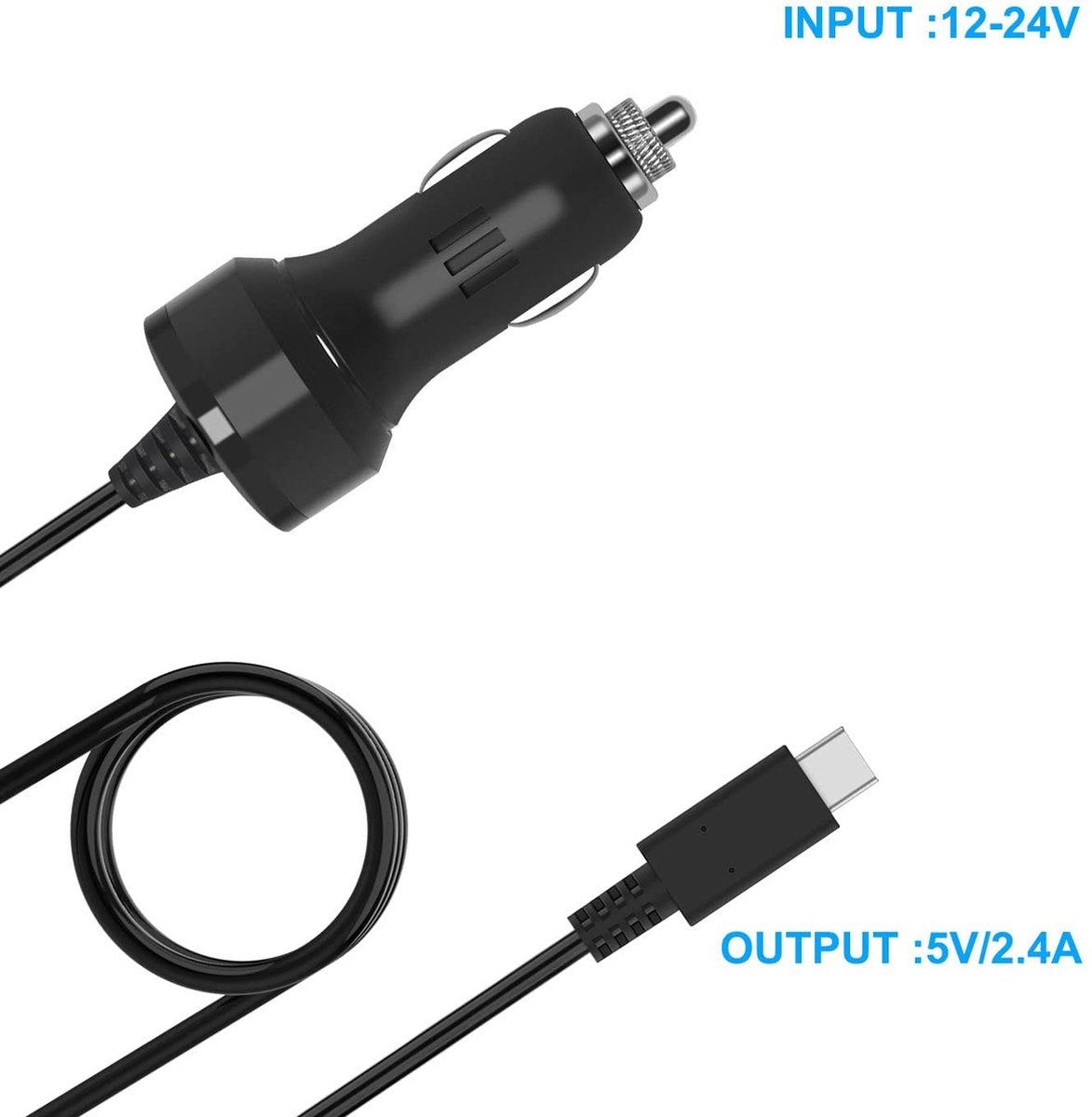 YONO Auto Oplader geschikt voor Nintendo Switch / OLED / LITE - Type-C Oplaadkabel - Autolader - 1.5 Meter