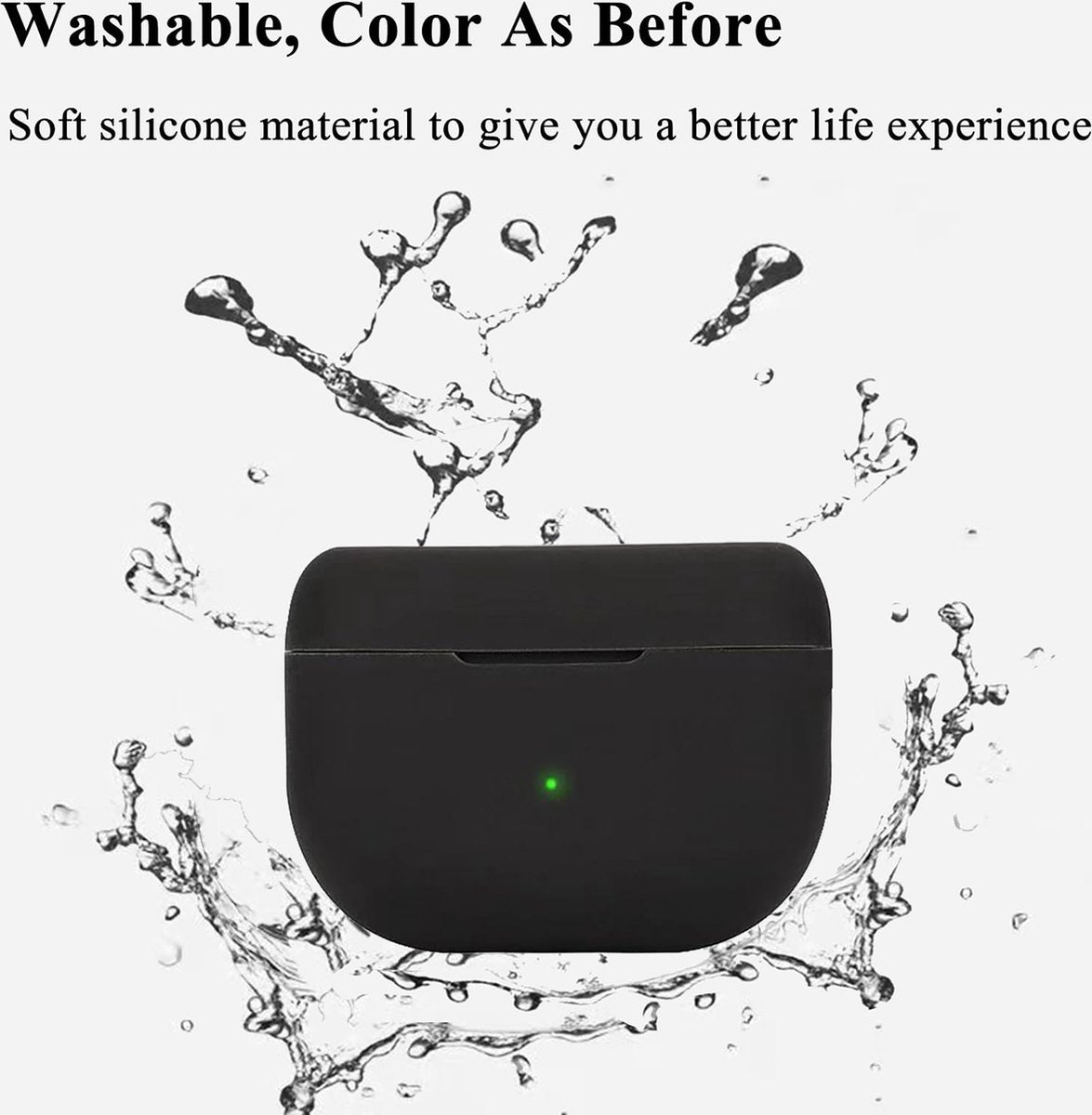 YONO Soft Case geschikt voor Jabra Elite 8 Active / Elite 10 - Siliconen Hoesje - Zwart