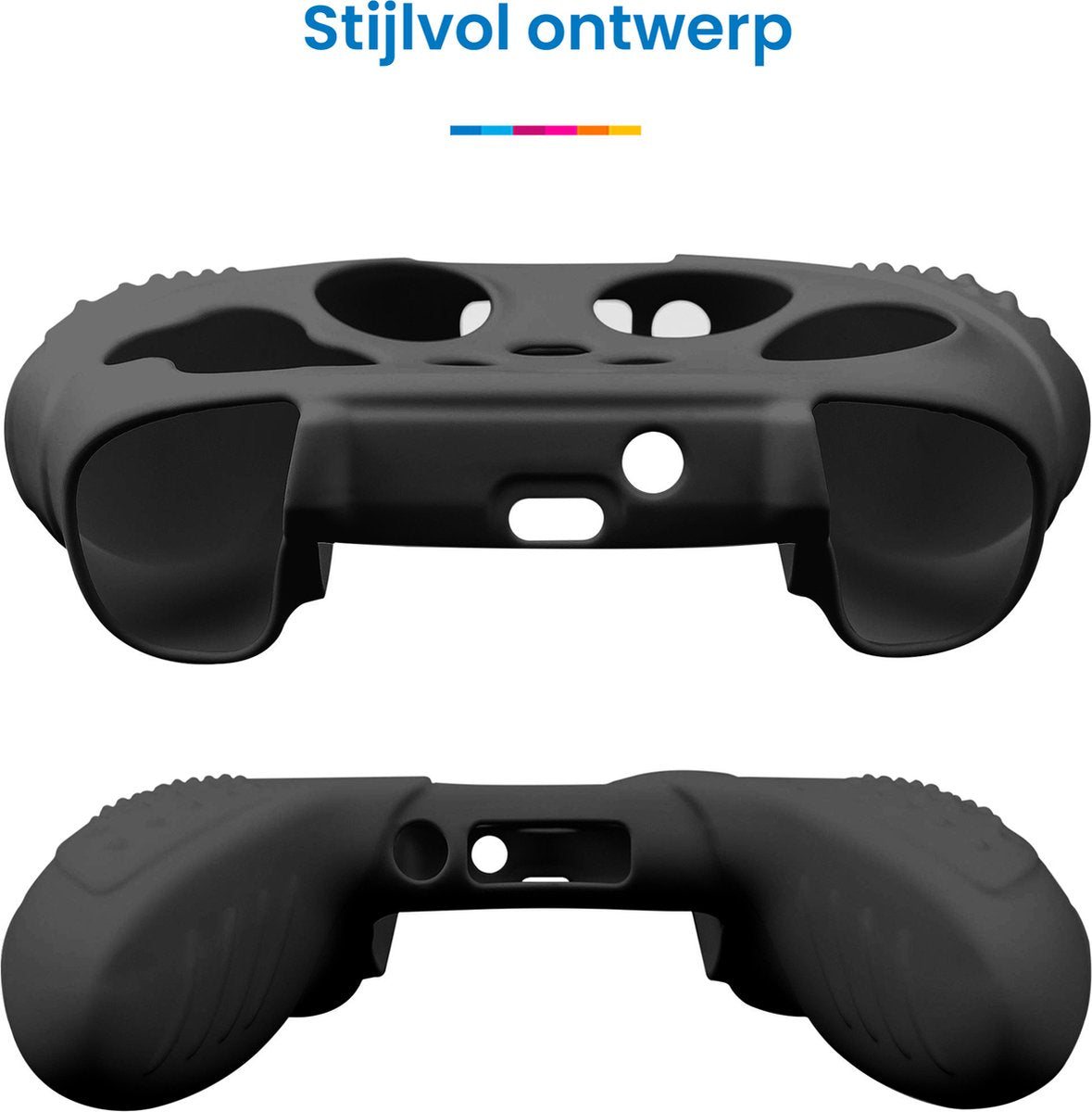 YONO Grip Skin geschikt voor Xbox Controller - Siliconen Hoesje - Case met Thumbnails voor Trigger Joystick - Zwart