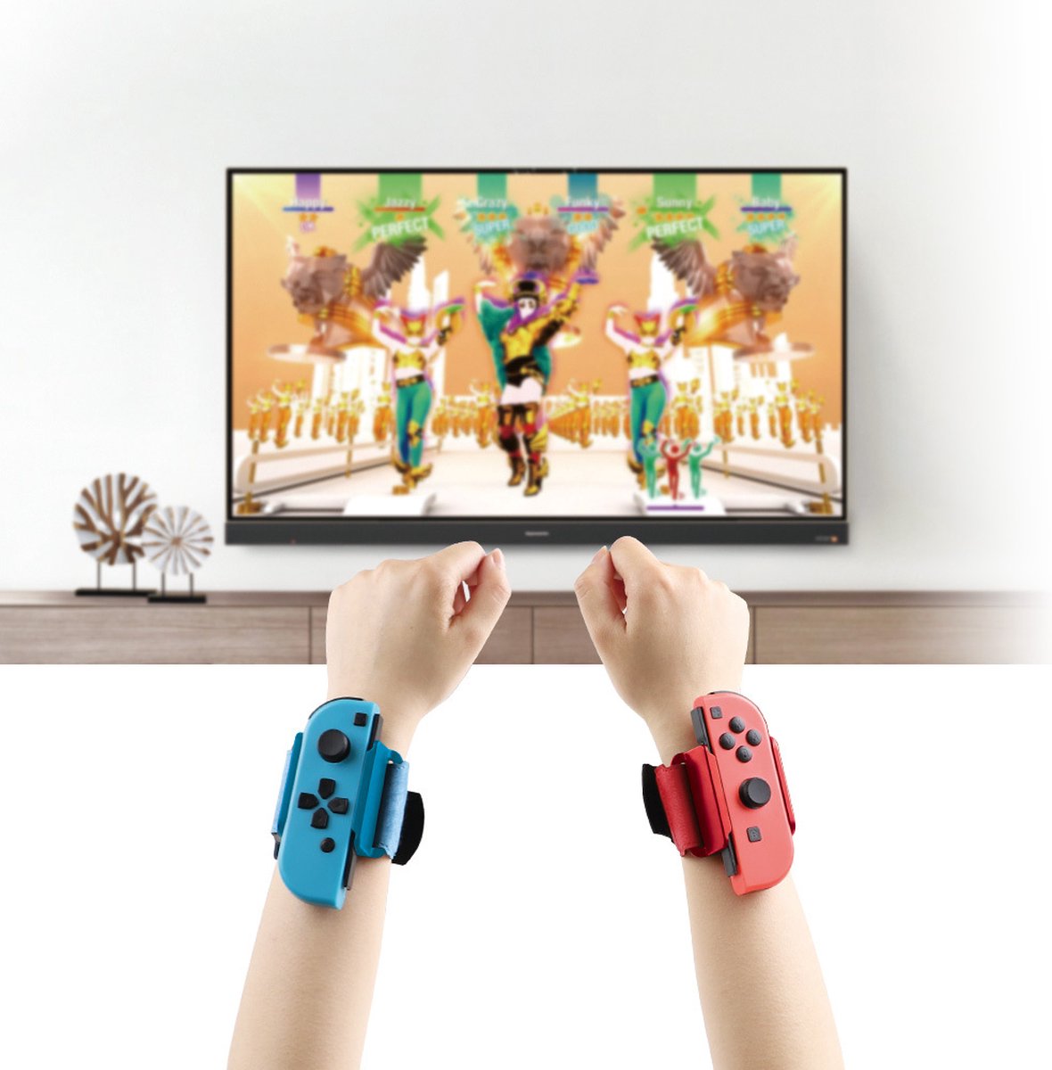 YONO Wrist Strap Mount - Accessoires Houder geschikt voor Nintendo Switch Joy Con Controller - Polsband Grip Set - 2 Stuks