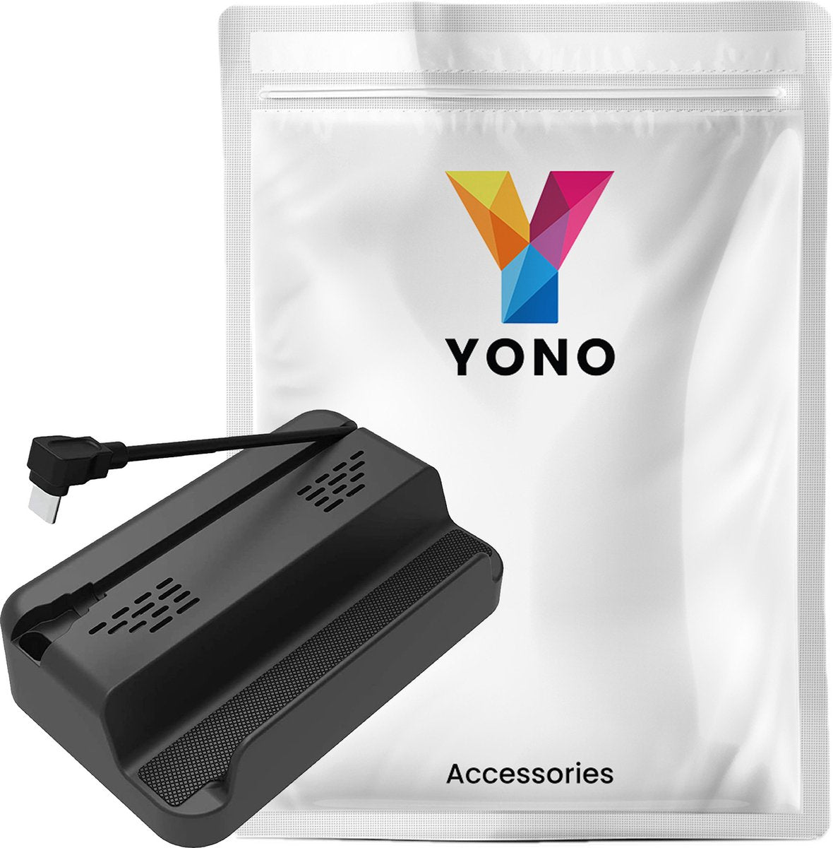 YONO Charging Dock geschikt voor Valve Steam Deck - Oplader met Standaard en Houder - Verticale Console Stand - Zwart
