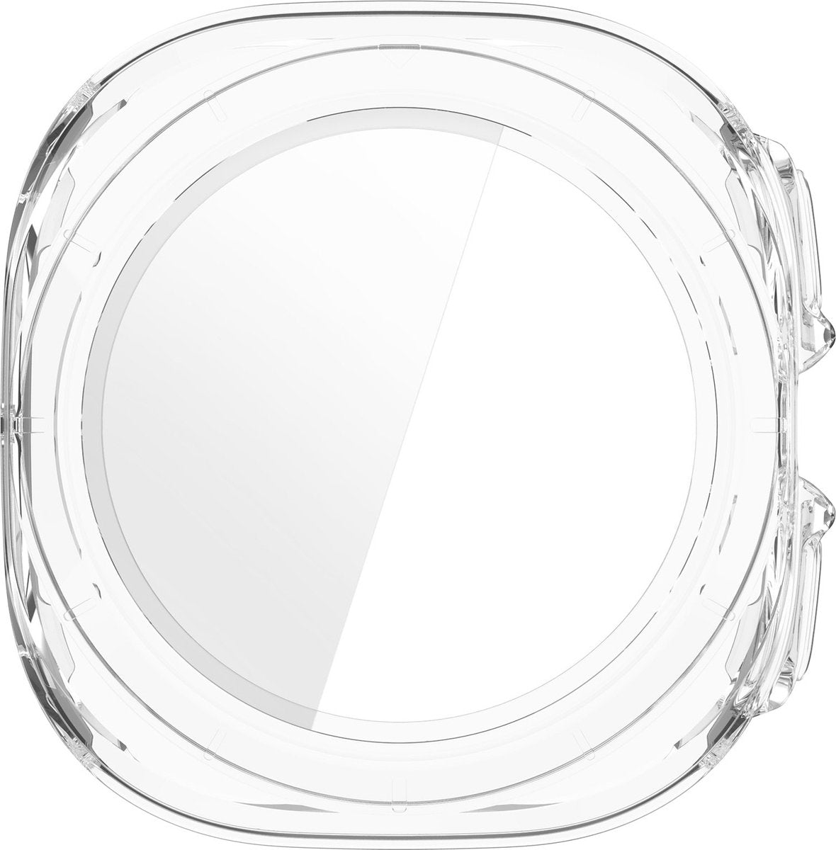 YONO Hoesje geschikt voor Samsung Galaxy Watch Ultra - 47mm - Screen Protector Bumper Case - Transparant