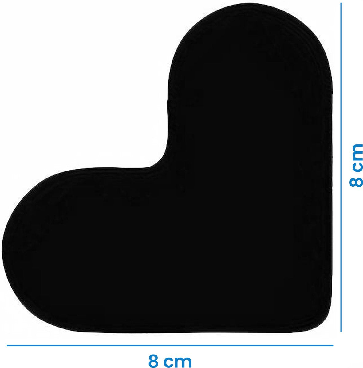 YONO Antislip Stickers Tapijt - Anti Slip Ondertapijt Vloerkleed - Rubber Zelfklevend Tapijttape - 4 Stuks