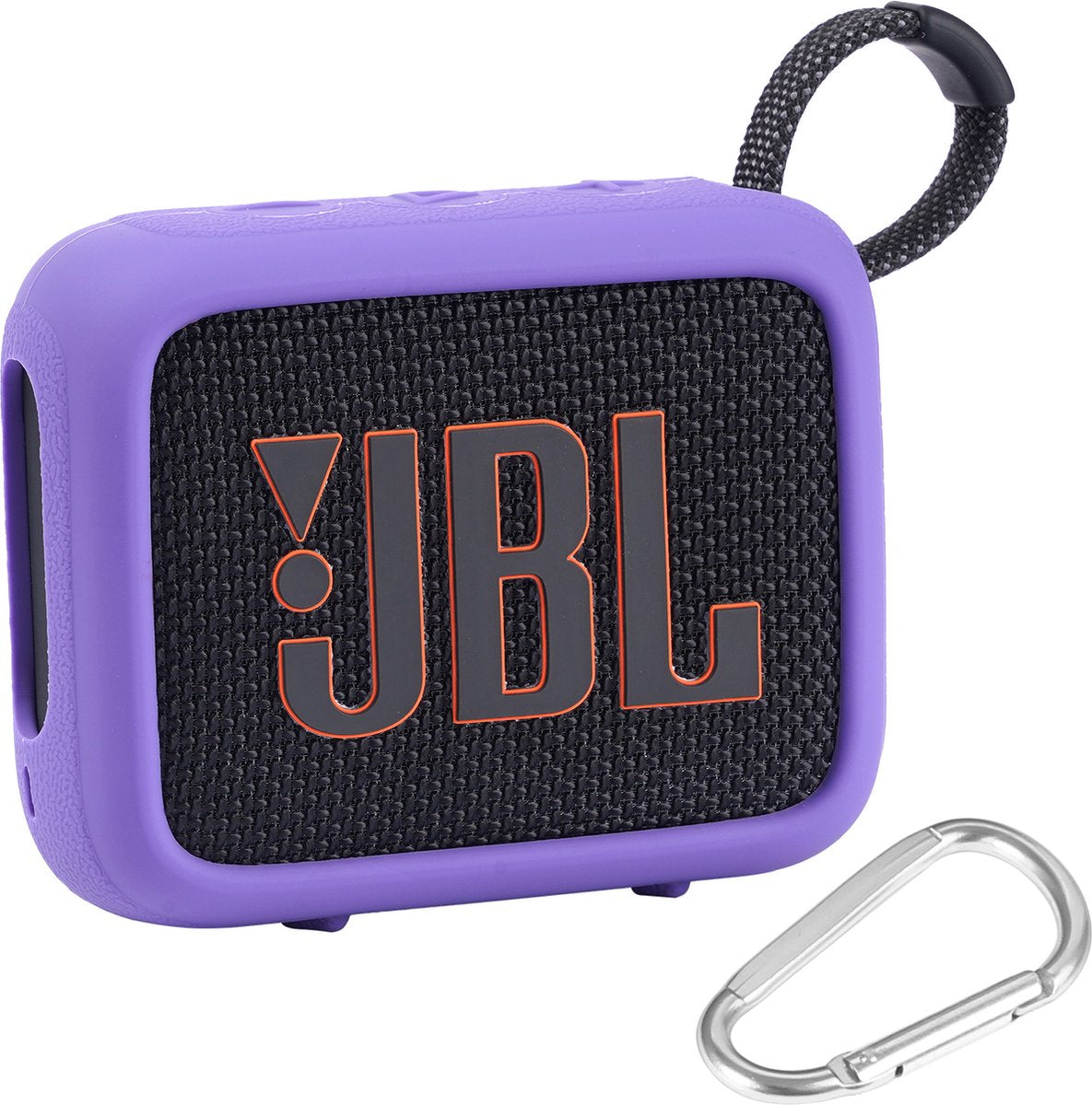 YONO Soft Case geschikt voor JBL Go 4 - Siliconen Hoesje - Paars