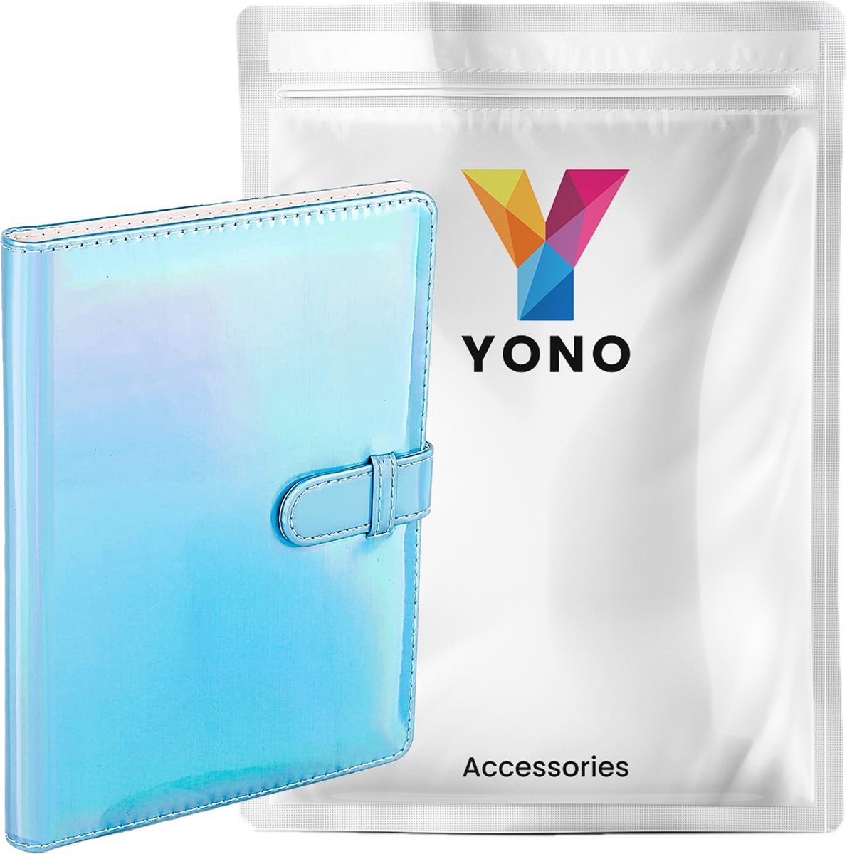YONO Fotoalbum 128 voor Instant Camera Fotopapier - Fotoboek Geschikt voor Fujifilm Instax Mini 12 / 11 / 9 / 8 / 7s / 25 / 90 / Link / SP-2 / Liplay - Film Polaroid - Kodak en Meer - Blauw