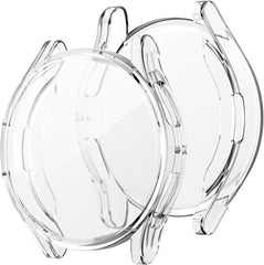 YONO Screen Protector Bumper geschikt voor Galaxy Watch 5 (44 mm) - Full Cover Case - Hoesje - Transparant