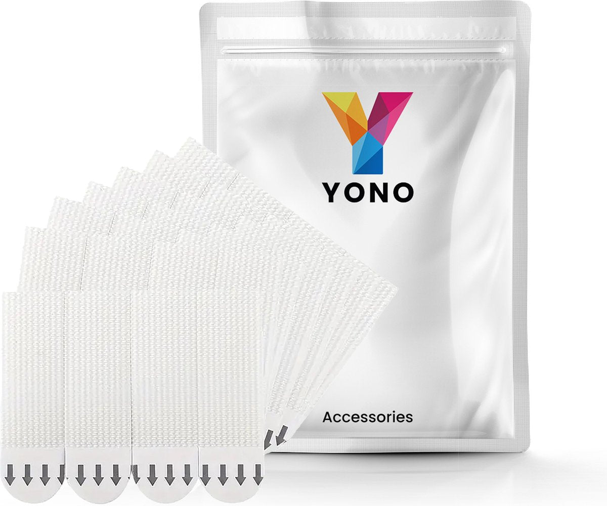 YONO Ophangsysteem Klittenband Zelfklevend voor Foto / Poster / Schilderij - Fotolijst Ophangen Zonder Boren - 12 Stuks - XL