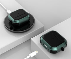 YONO Hoesje geschikt voor Airpods Pro 1/2 – Armor Hard Case – Groen