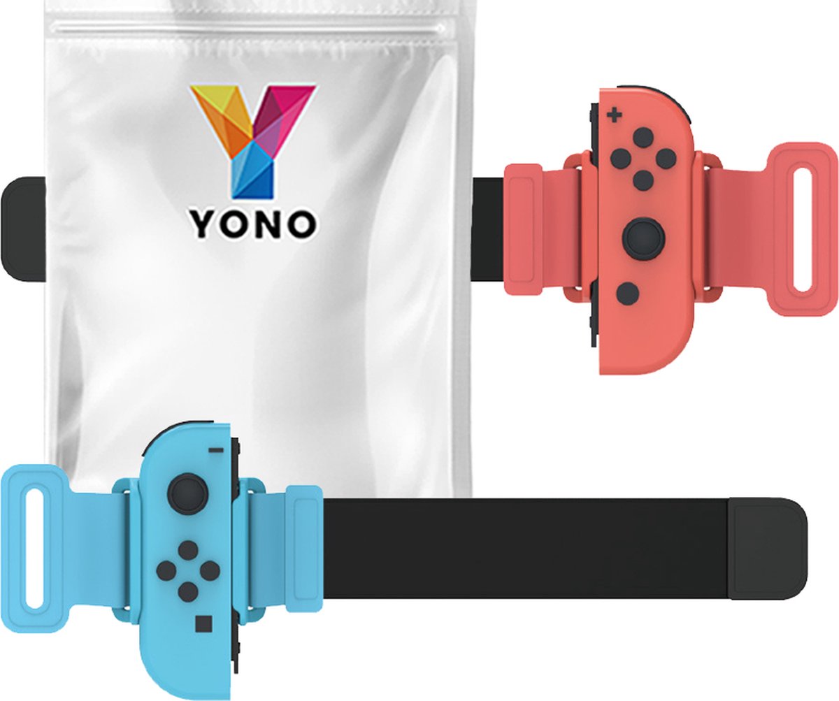 YONO Wrist Strap Mount - Accessoires Houder geschikt voor Nintendo Switch Joy Con Controller - Polsband Grip Set - 2 Stuks