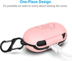 YONO Hoesje geschikt voor Samsung Galaxy Buds / Plus – Case – Silica Gel – Roze