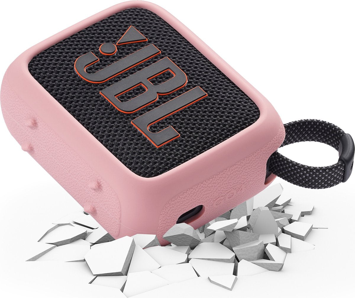 YONO Soft Case geschikt voor JBL Go 4 - Siliconen Hoesje - Roze