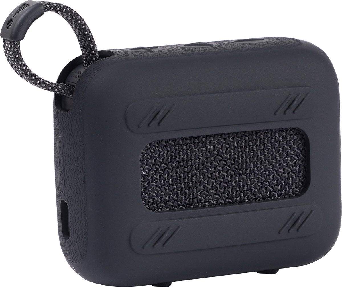 YONO Soft Case geschikt voor JBL Go 4 - Siliconen Hoesje - Zwart