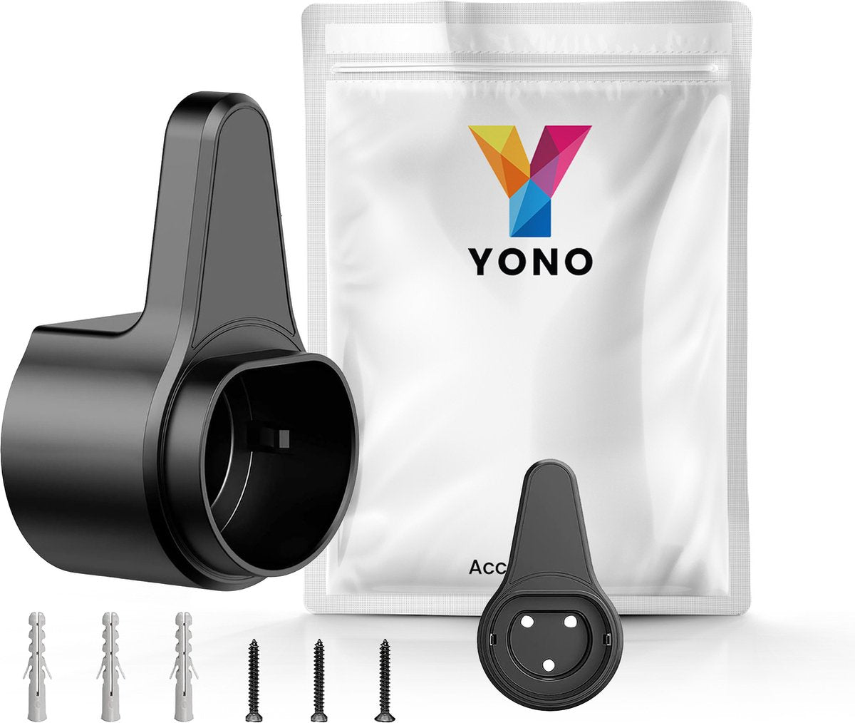 YONO Houder voor Oplaadkabel Elektrische Auto - Muur Bevestiging Oplader Type 2 - Zwart