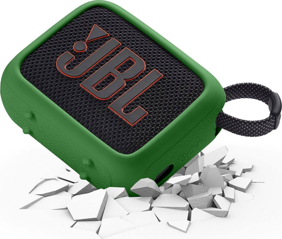 YONO Soft Case geschikt voor JBL Go 4 - Siliconen Hoesje - Groen