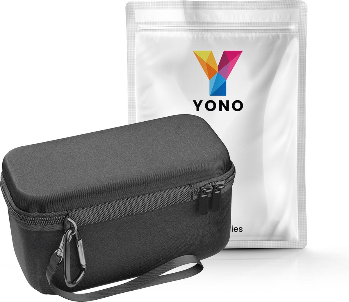 YONO Hard Case geschikt voor Bose Soundlink Revolve Series I / II (1 en 2 Gen) - Bescherm Hoes met Accessoires Vak - Zwart