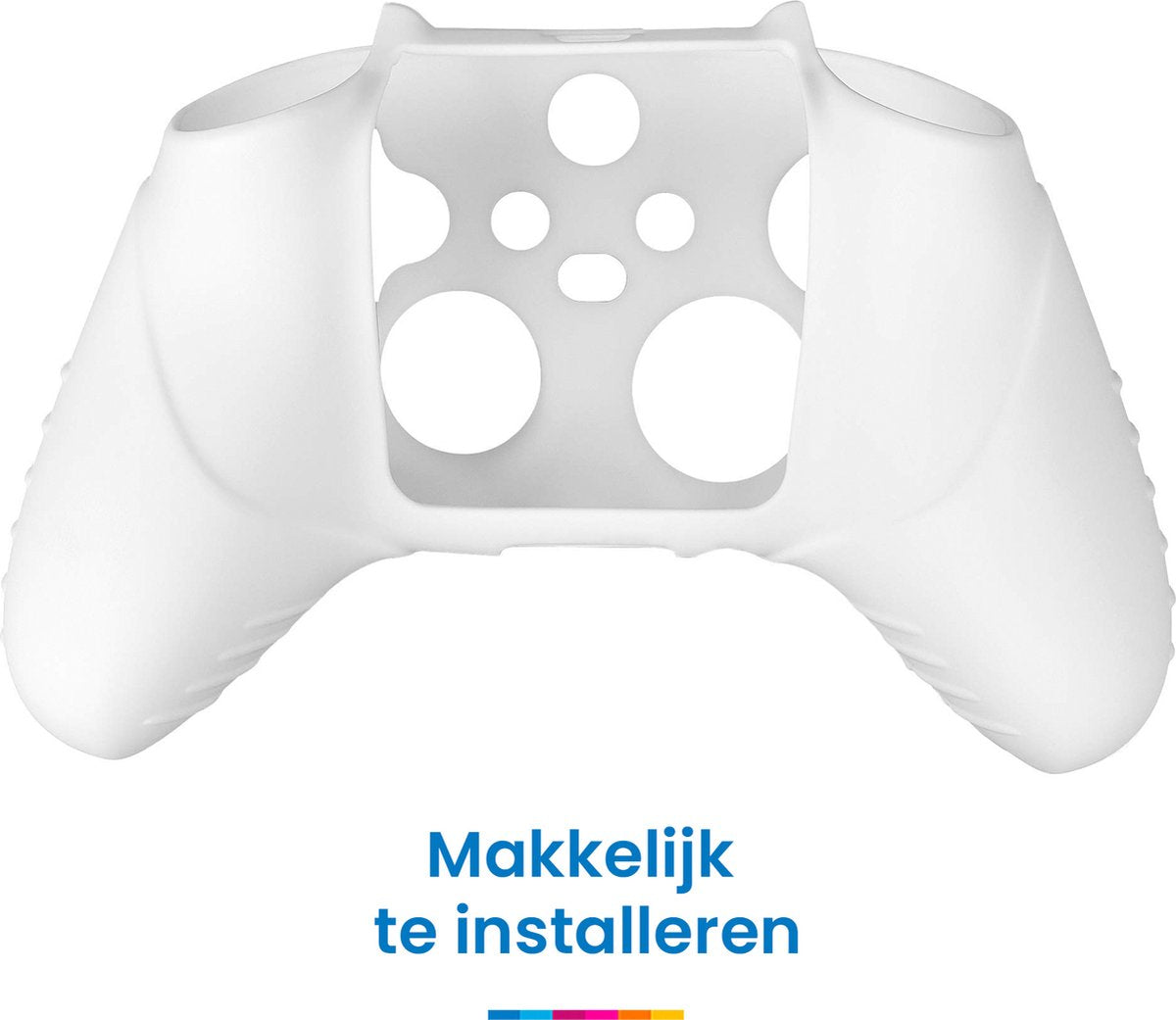YONO Grip Skin geschikt voor Xbox Controller - Siliconen Hoesje - Case met Thumbnails voor Trigger Joystick - Wit