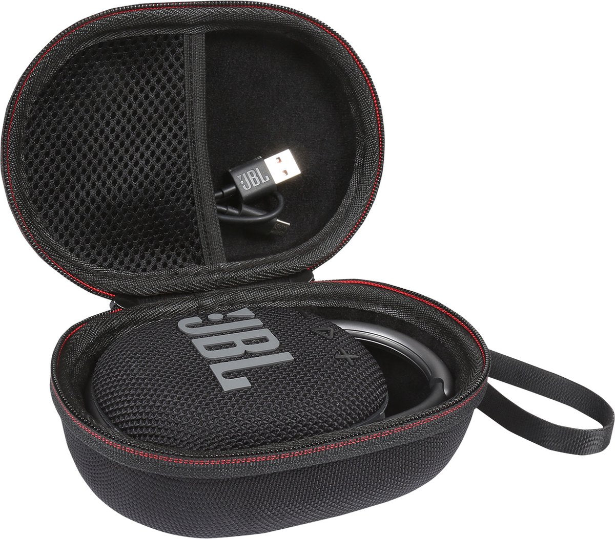 YONO Travel Hard Case geschikt voor JBL Clip 5 / Clip 4 - Bescherm Hoesje - Zwart