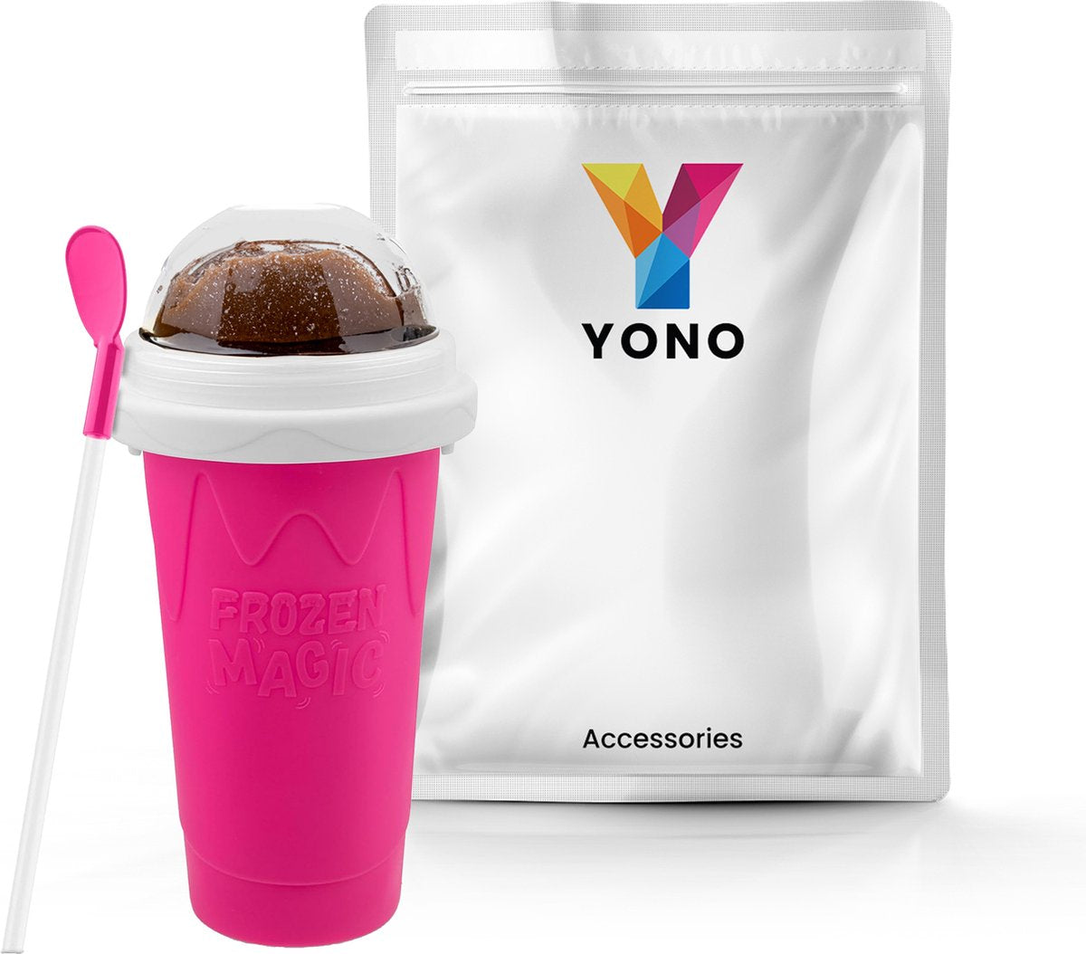 YONO Slushy Maker Cup - Geschikt voor Slush Puppy - Slush Beker - Roze