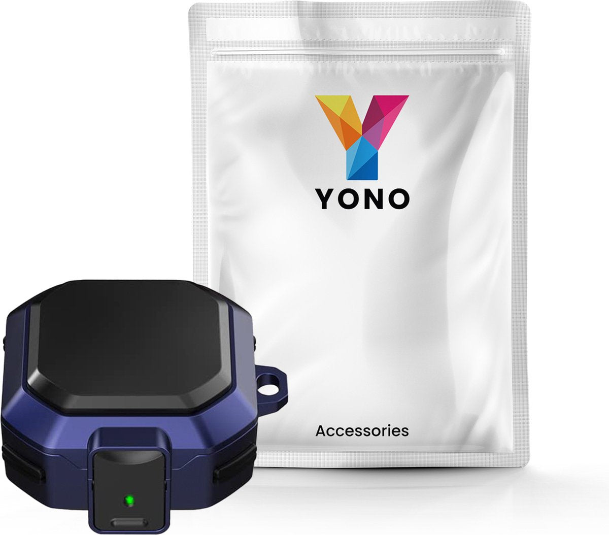 YONO Armor Hard Case geschikt voor Samsung Galaxy Buds 2 Pro (2022) - Galaxy Buds Pro (2021) - Galaxy Buds 2 (2021) - Galaxy Buds Live (2020) - Hoesje met Lock en Clip - Blauw