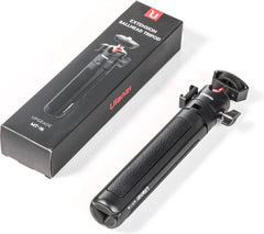 Ulanzi MT-16 Vlog-Statief, Camerahouder & Selfiestick - Uitschuifbaar tot 44 cm - Voor smartphone en camera - met Cold Shoe Mount - Zwart/Rood