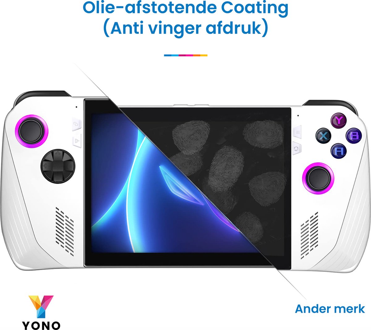 YONO Screen Protector Glas geschikt voor ASUS ROG Ally - Ryzen Z1 Extreme - 3 Stuks