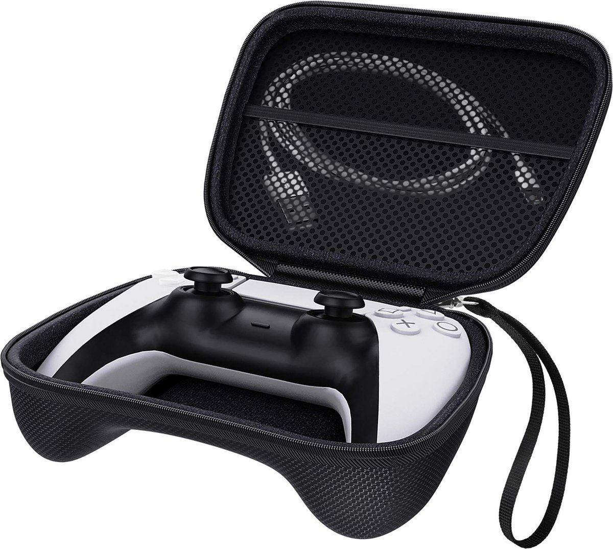 YONO Case geschikt voor Playstation 5 en Xbox Controller - Opbergtasje Hoesje voor PS5 / Series X/S - Zwart