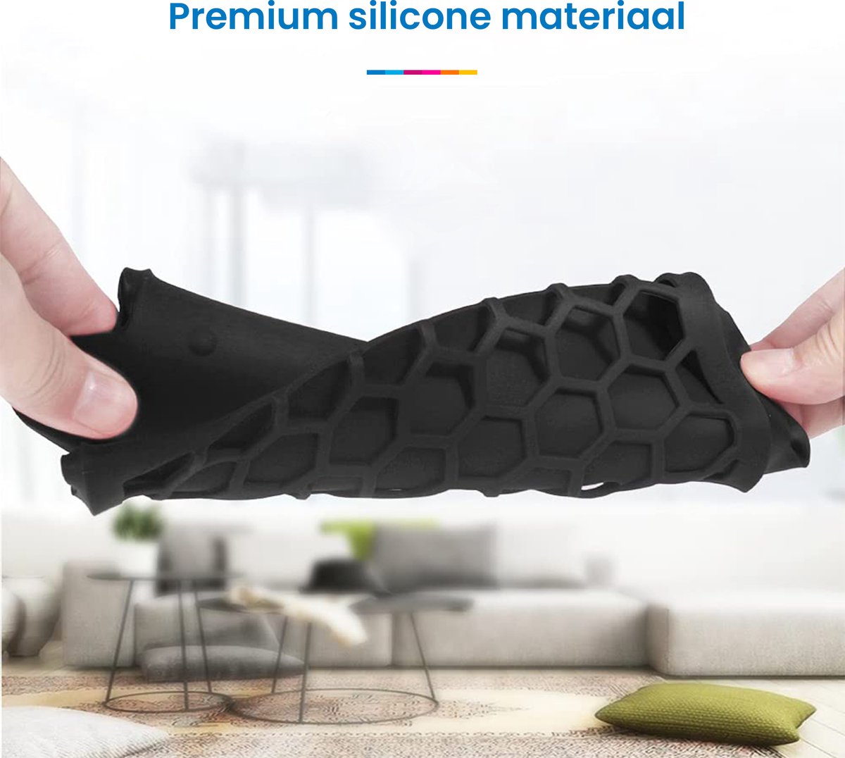 YONO Siliconen Hoes geschikt voor Sonos Roam / Roam SL – Case met Clip – Beschermhoes - Zwart