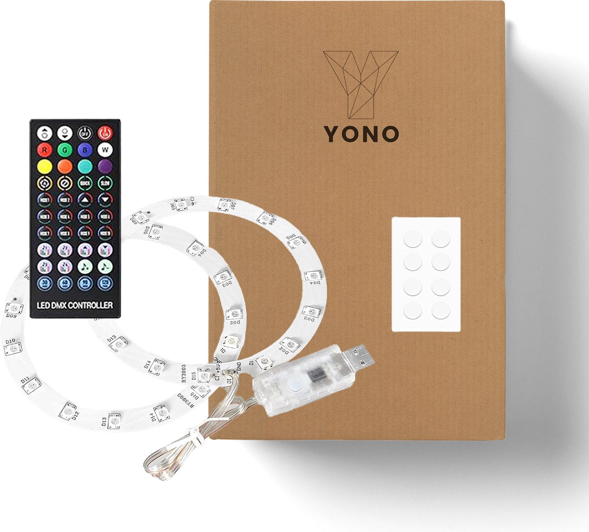 YONO LED Strip Kit geschikt voor Playstation 5 - PS5 Accessoires met App - RGBW