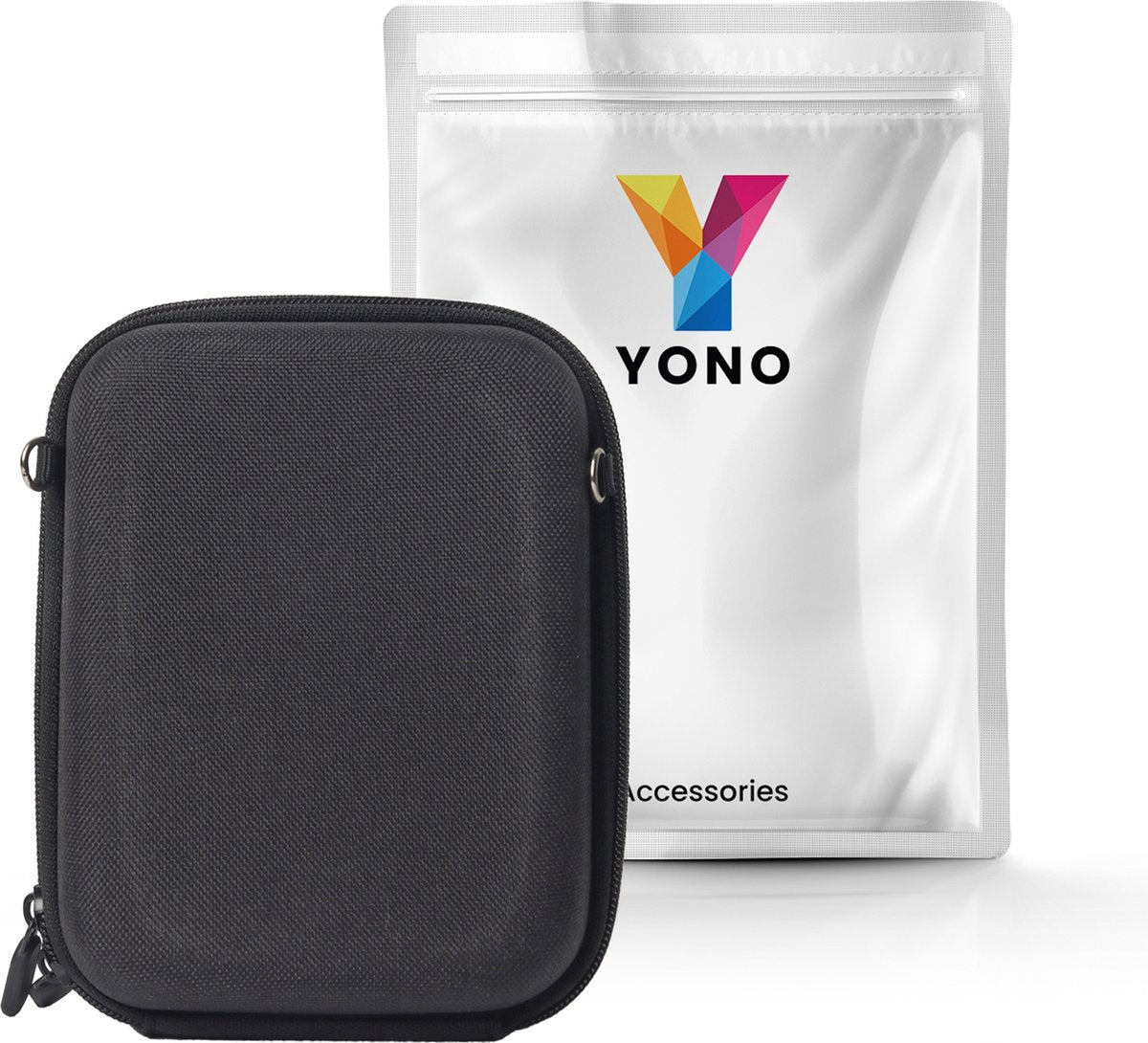 YONO Hard Case geschikt voor Polaroid OneStep / OneStep+ / Onestep 2 / Now+ / Now / I-Type Instant Film Camera - Tasje met Draagriem - Beschermhoes - Zwart